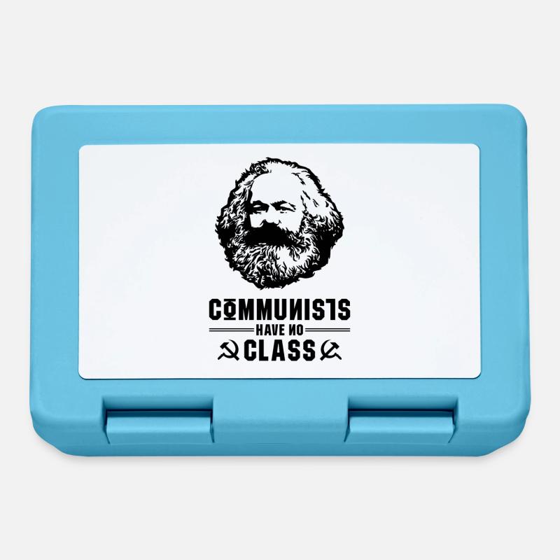 Communists class cadeau Karl Marx Marxisme - Boîte à goûter - bleu saphir