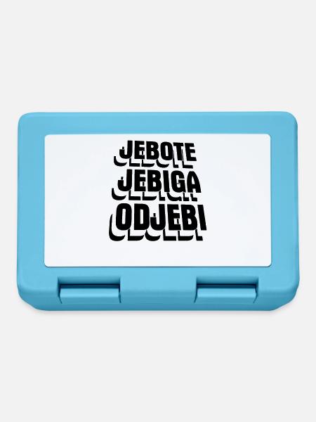 Jebiga Geschenk SFRJ Balkan Jugo Jugoslawien - Brotdose - Saphirblau