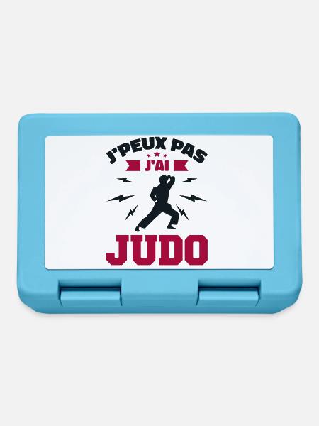 Ich kann nicht Judo - Brotdose - Saphirblau