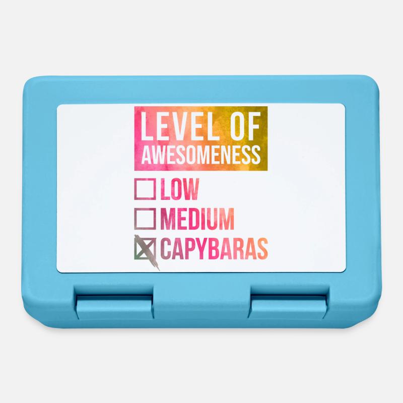 Capybara - Lunchbox - sapphire blue