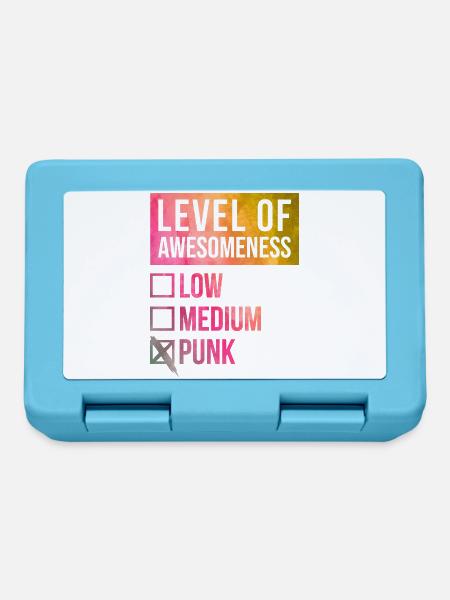 Punk Punk Punk - Brotdose - Saphirblau