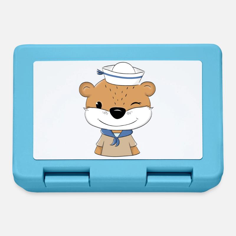 Sailor Otter - Lunchbox - sapphire blue