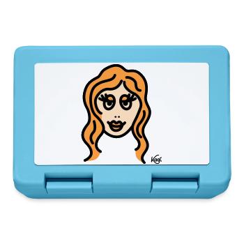Virgo tall - Lunchbox - sapphire blue - Front