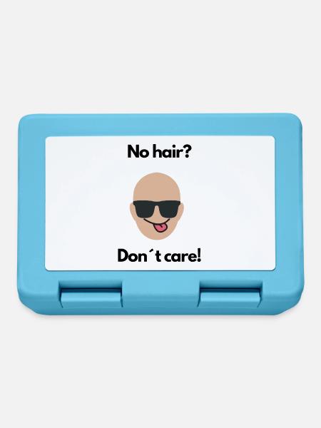 No Hair Don’t Care - Brotdose - Saphirblau