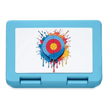 Zielscheibe Splash Bogensport Blasrohrsport - Brotdose - Saphirblau - Vorne