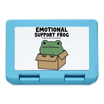 Emotionaler Unterstützungsfrosch - Brotdose - Saphirblau - Vorne