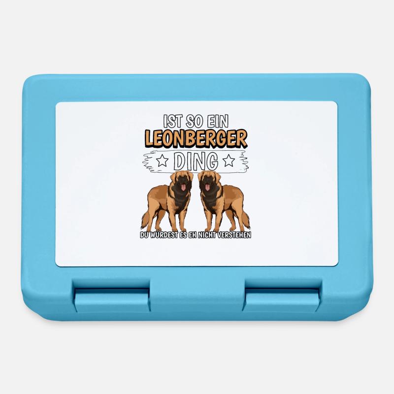 Leonberger Ist so ein Leonberger Ding - Brotdose - Saphirblau