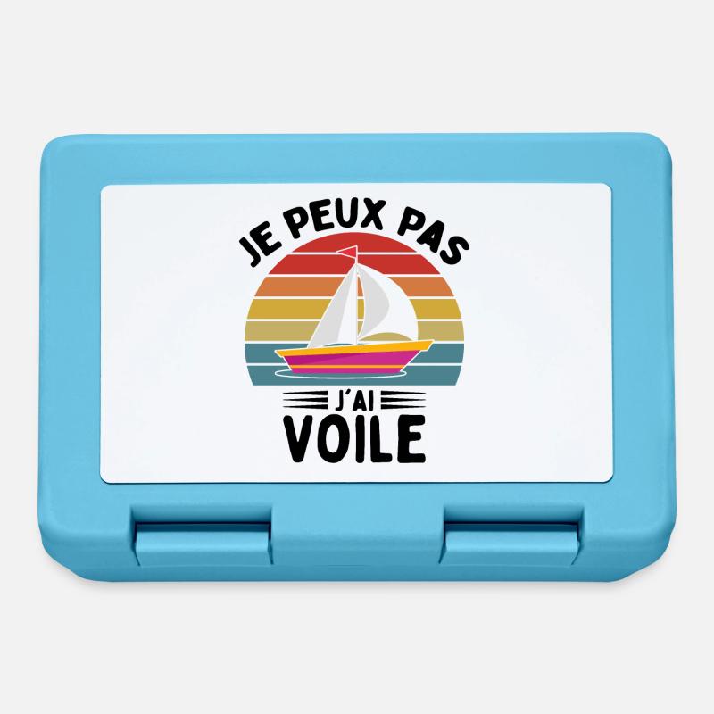 Je Peux Pas J'ai Voile - Boîte à goûter - bleu saphir