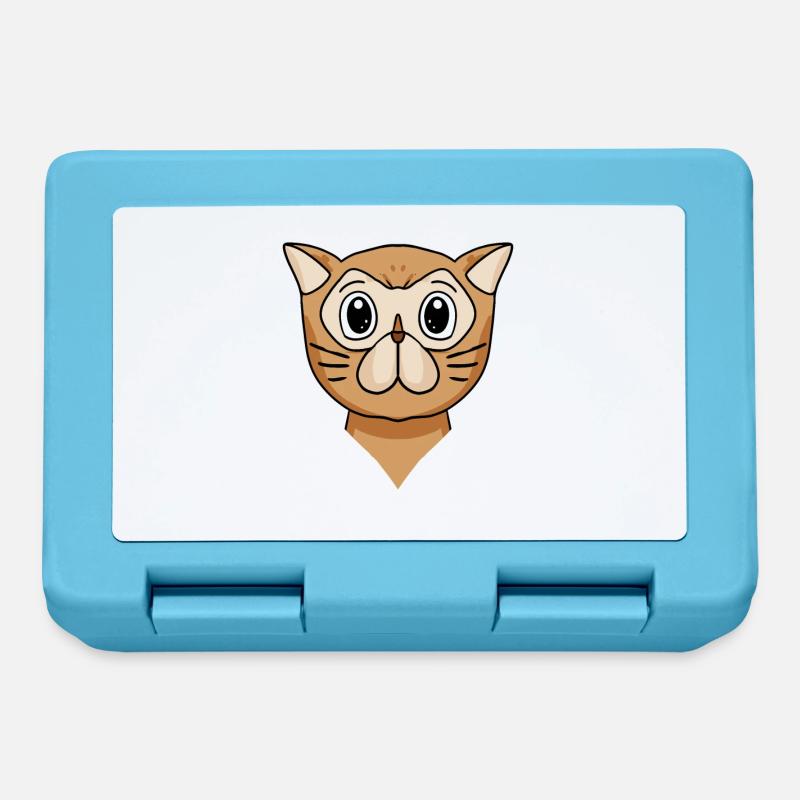 Persian Cat Cat Cat - Lunchbox - sapphire blue