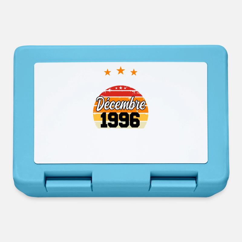 Cadeau Les légendes sont nées en Décembre 1996 - Boîte à goûter - bleu saphir