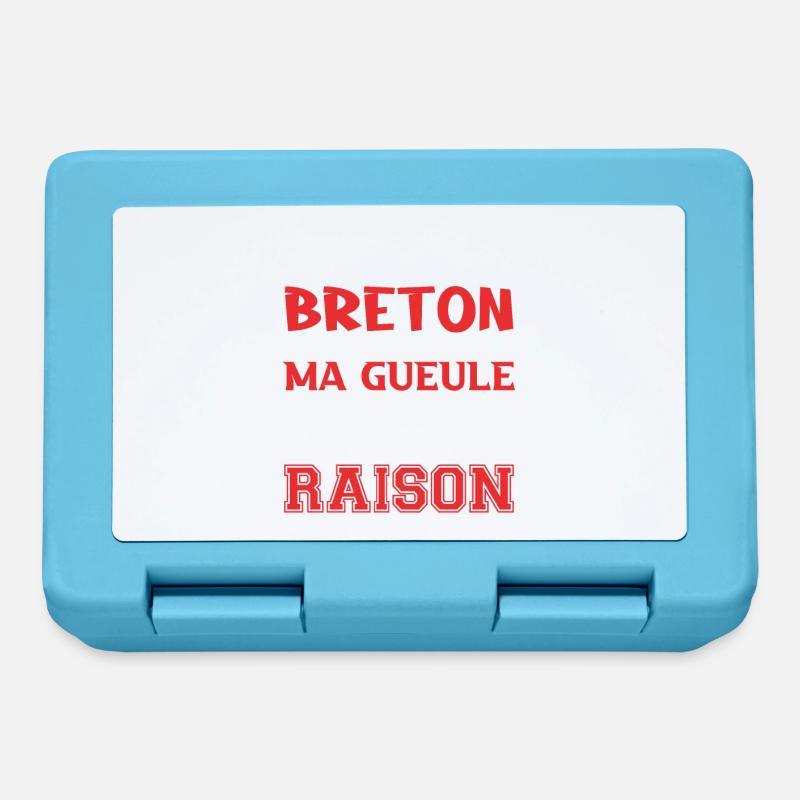 Je suis Breton - Boîte à goûter - bleu saphir
