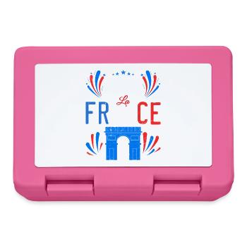 Allez La France - Boîte à goûter - rose - Devant
