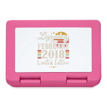Legendär seit Februar 2018 | Limitierte Auflage - Brotdose - Pink - Vorne