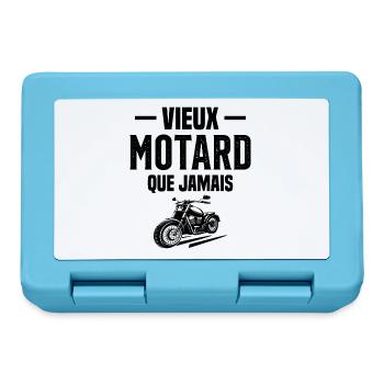 Vieux Motard Que Jamais - Boîte à goûter - bleu saphir - Devant