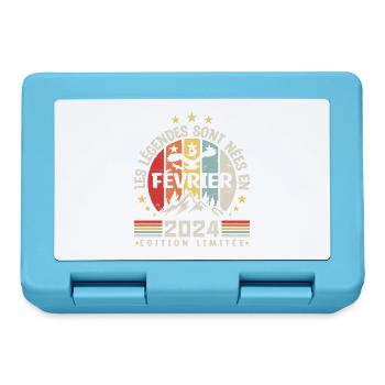 les légendes sont née en Février 2024 - Boîte à goûter - bleu saphir - Devant