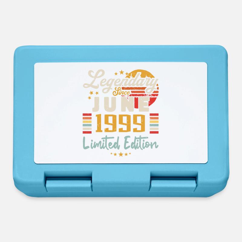 légendes sont nées en juin 1999 | éditions limitée - Boîte à goûter - bleu saphir