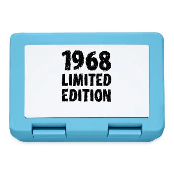 1968 Limited Edition Birthday Gift Wife Husband - Lunchbox - sapphire blue - Front