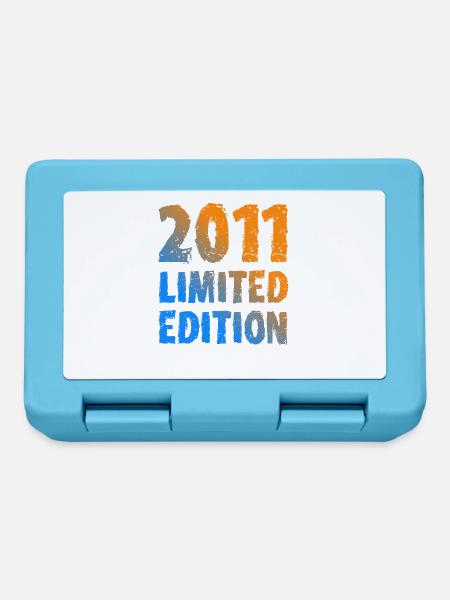 2011 Limited Edition Geburtstag Geschenk Frau Mann - Brotdose - Saphirblau