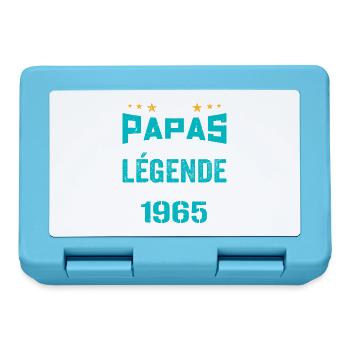 Les Papas De Légende Née En 1965 | Fête Des Pères - Boîte à goûter - bleu saphir - Devant
