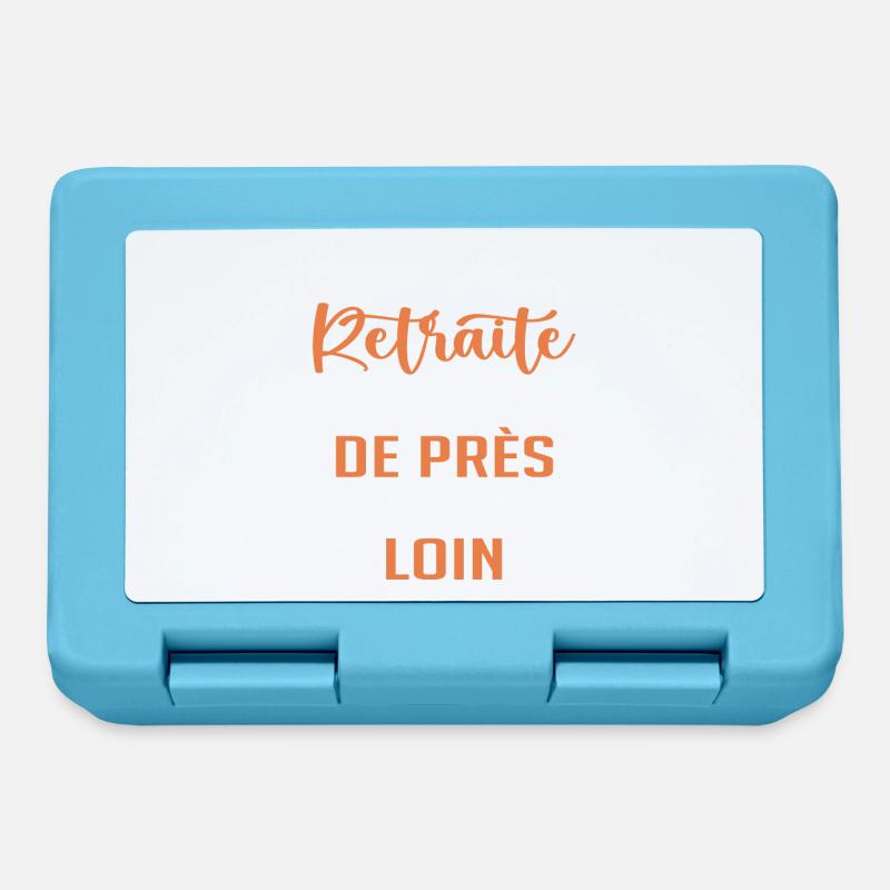 à l'âge de la retraité | La Retraite - Boîte à goûter - bleu saphir