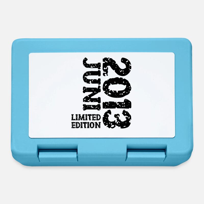 2013 Juni Limited Edition Geburtstag Geschenk - Brotdose - Saphirblau