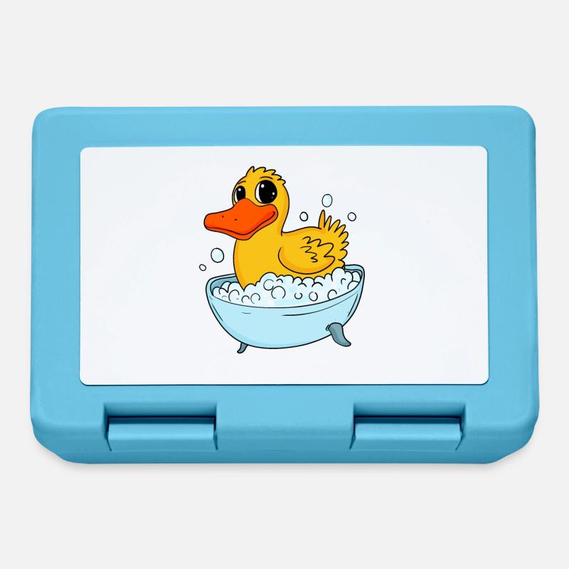 Bain de canard bain de canard bain - Boîte à goûter - bleu saphir