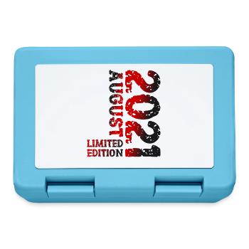 2021 August Limited Edition 2. Geburtstag Outfit - Brotdose - Saphirblau - Vorne
