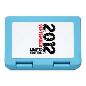 2012 September Limited Edition 11th Birthday Decoration - Lunchbox - sapphire blue - Front