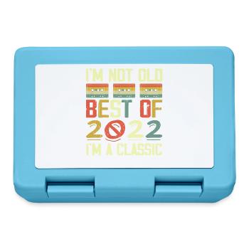 2022 I'm Not Old I'm Classic Vintage 2022 Birthday - Boîte à goûter - bleu saphir - Devant