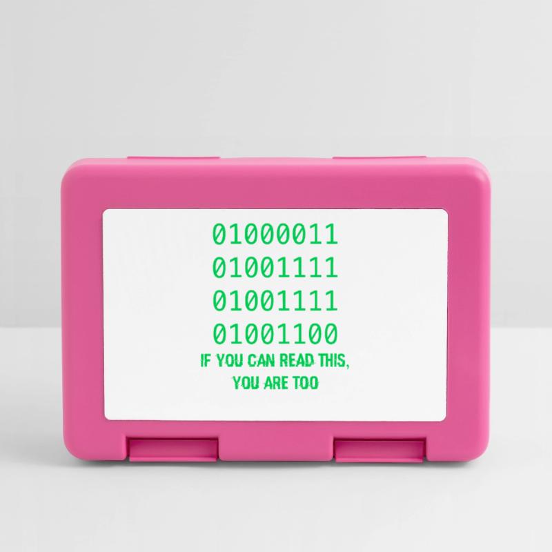 Computer Binary Code Developers Gift Lunchbox