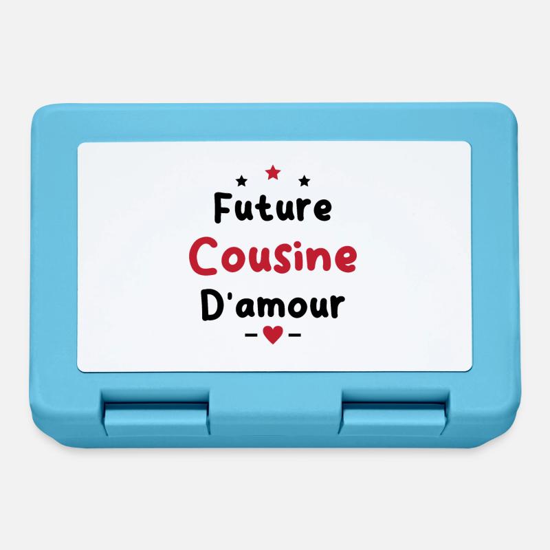 Future cousine d'amour - Boîte à goûter - bleu saphir