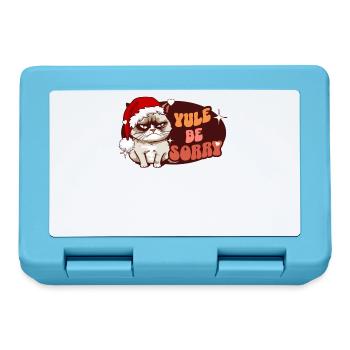 Yule Be Sorry: Angry Cat For Women Funny Christmas - Lunchbox - sapphire blue - Front