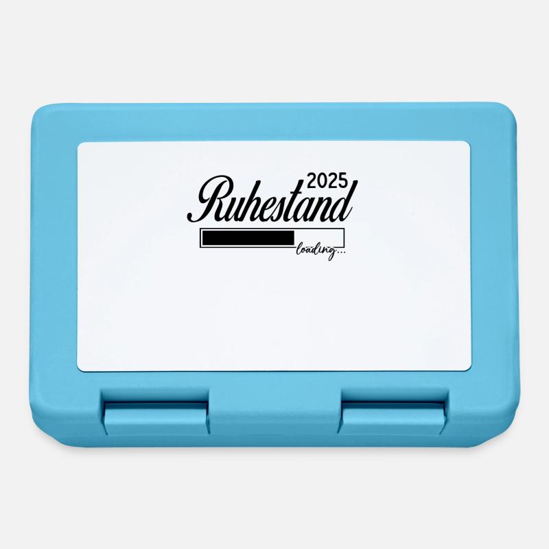 Ruhestand 2025 loading - Brotdose - Saphirblau