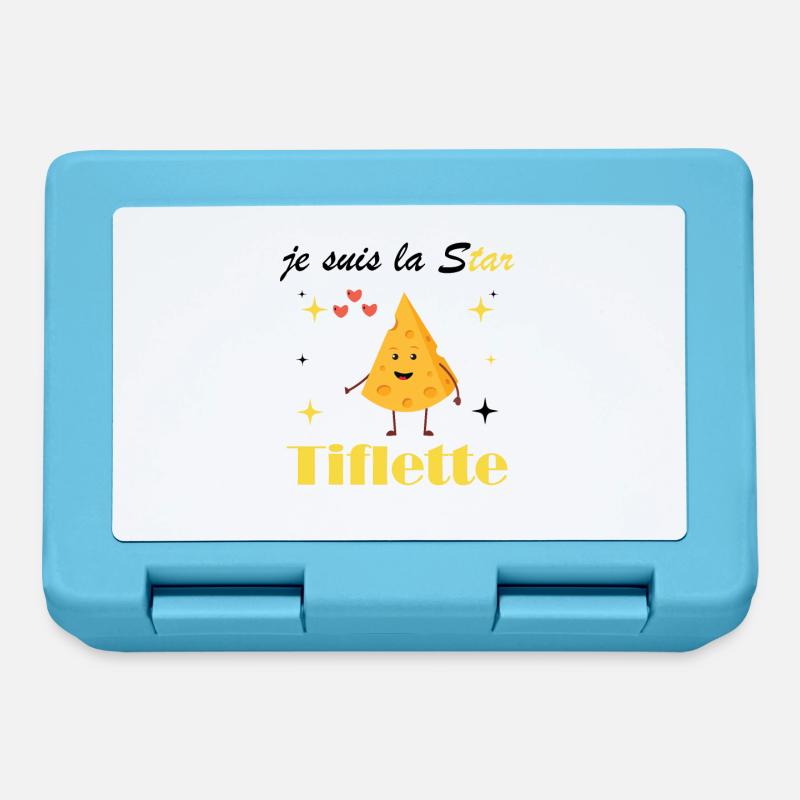 Je suis la star tiflette - Boîte à goûter - bleu saphir