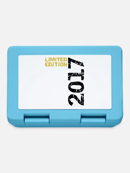 2017 Limited Edition Geburtstag Geschenk Deko - Brotdose - Saphirblau