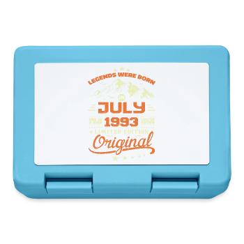 Juli 1993 Geburtstagsgeschenk Juli 1993 - Brotdose - Saphirblau - Vorne