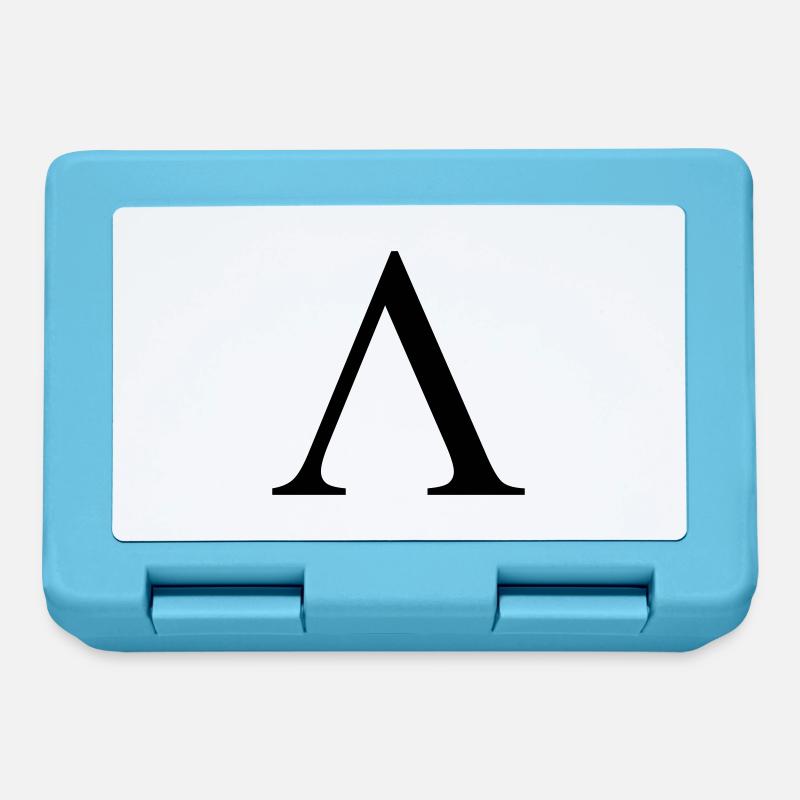lambda greek - Boîte à goûter - bleu saphir
