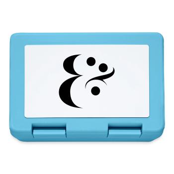 Ampersand - Brotdose - Saphirblau - Vorne
