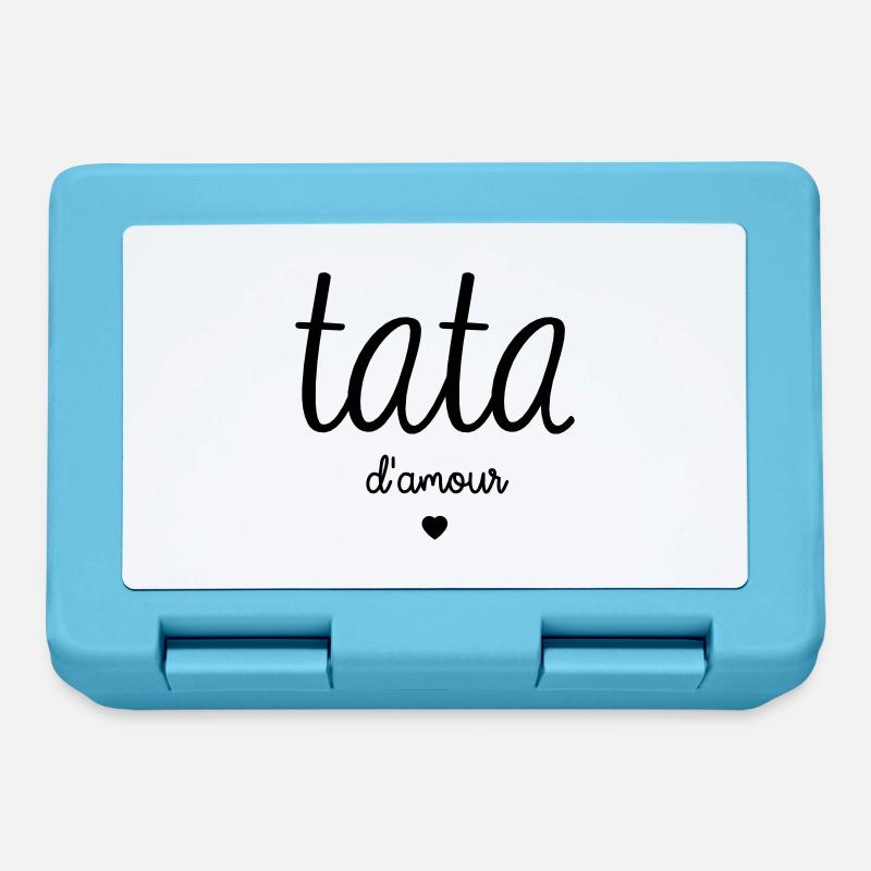 TATA D'AMOUR - Boîte à goûter - bleu saphir