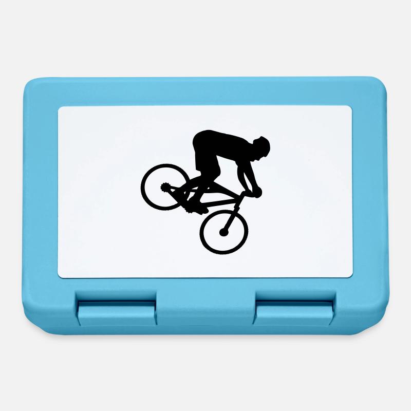 downhill mtb mountain biker - Boîte à goûter - bleu saphir
