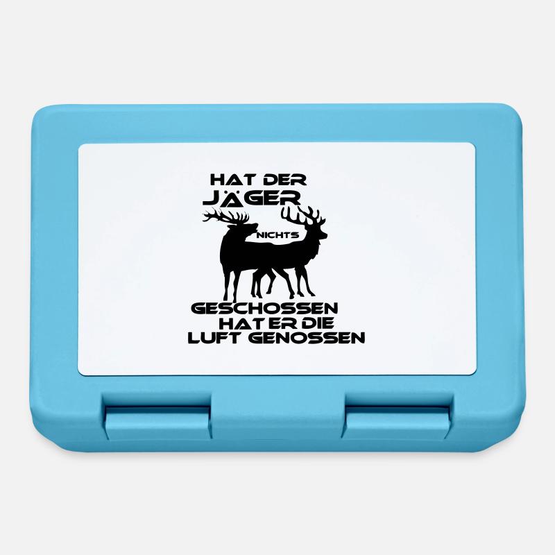 Hat der Jäger.. - Brotdose - Saphirblau