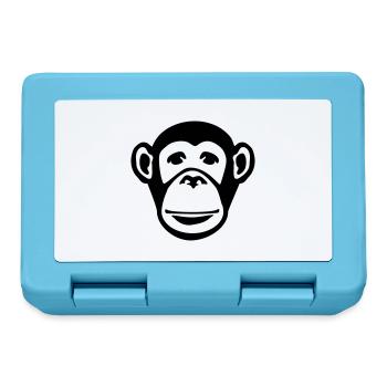 monkey_face_f1 - Lunchbox - sapphire blue - Front