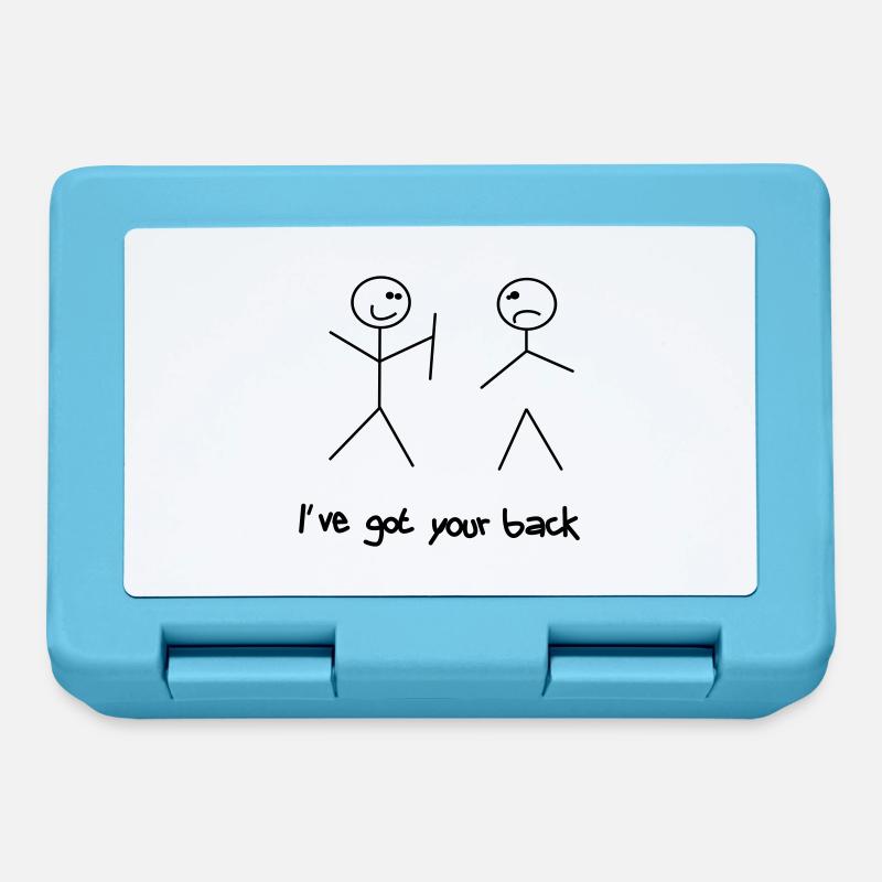 Got your back - Brotdose - Saphirblau
