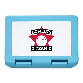 bowling_team__1_f2 - Boîte à goûter - bleu saphir - Devant