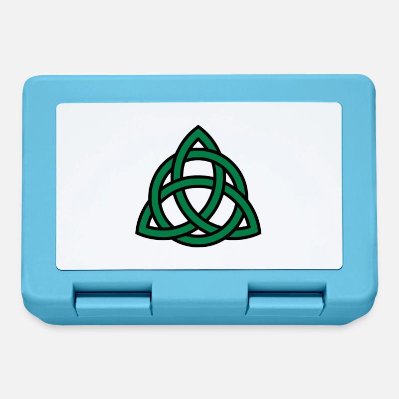 Celtic knot - Brotdose - Saphirblau