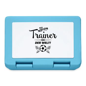 der beste trainer - Brotdose - Saphirblau - Vorne