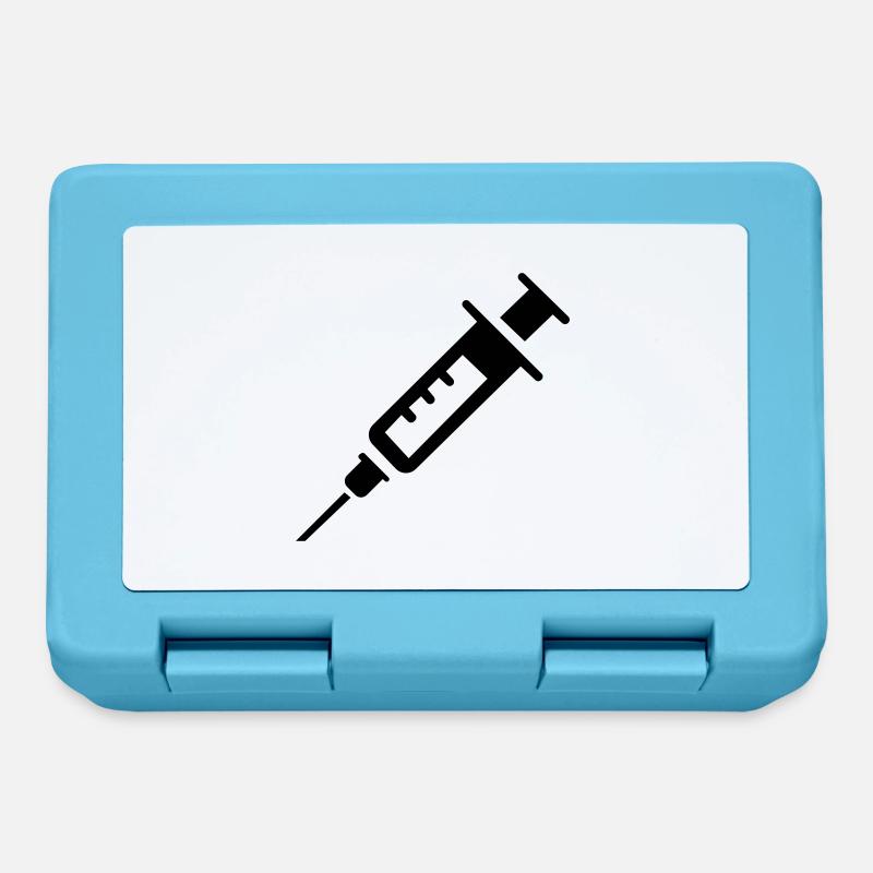 syringe - Lunchbox - sapphire blue
