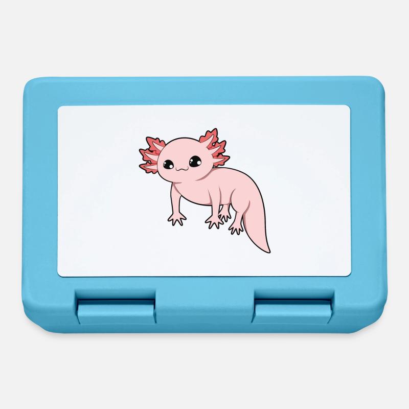 axolotl - Lunchbox - sapphire blue