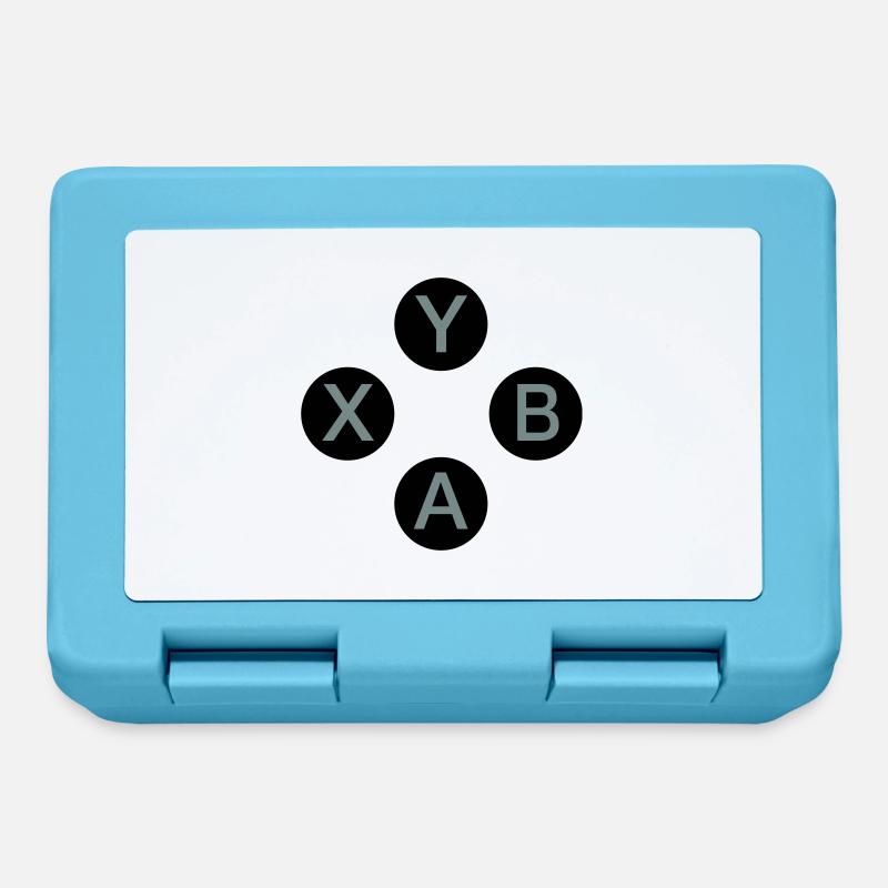 Game controller buttons - Lunchbox - sapphire blue