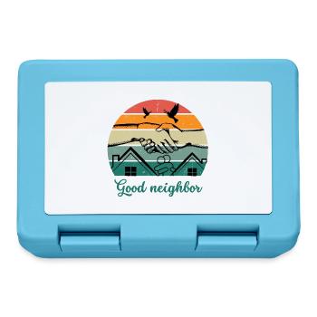Good neighbor BW - Lunchbox - sapphire blue - Front